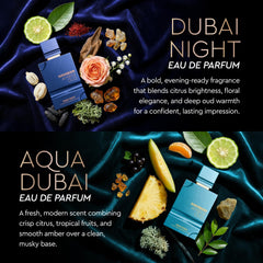 Al Haramain Dubai Night mini bottle, travel-friendly scent