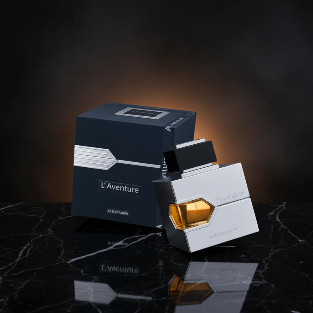 Al Haramain L'aventure packaging from UAE highlights authenticity
