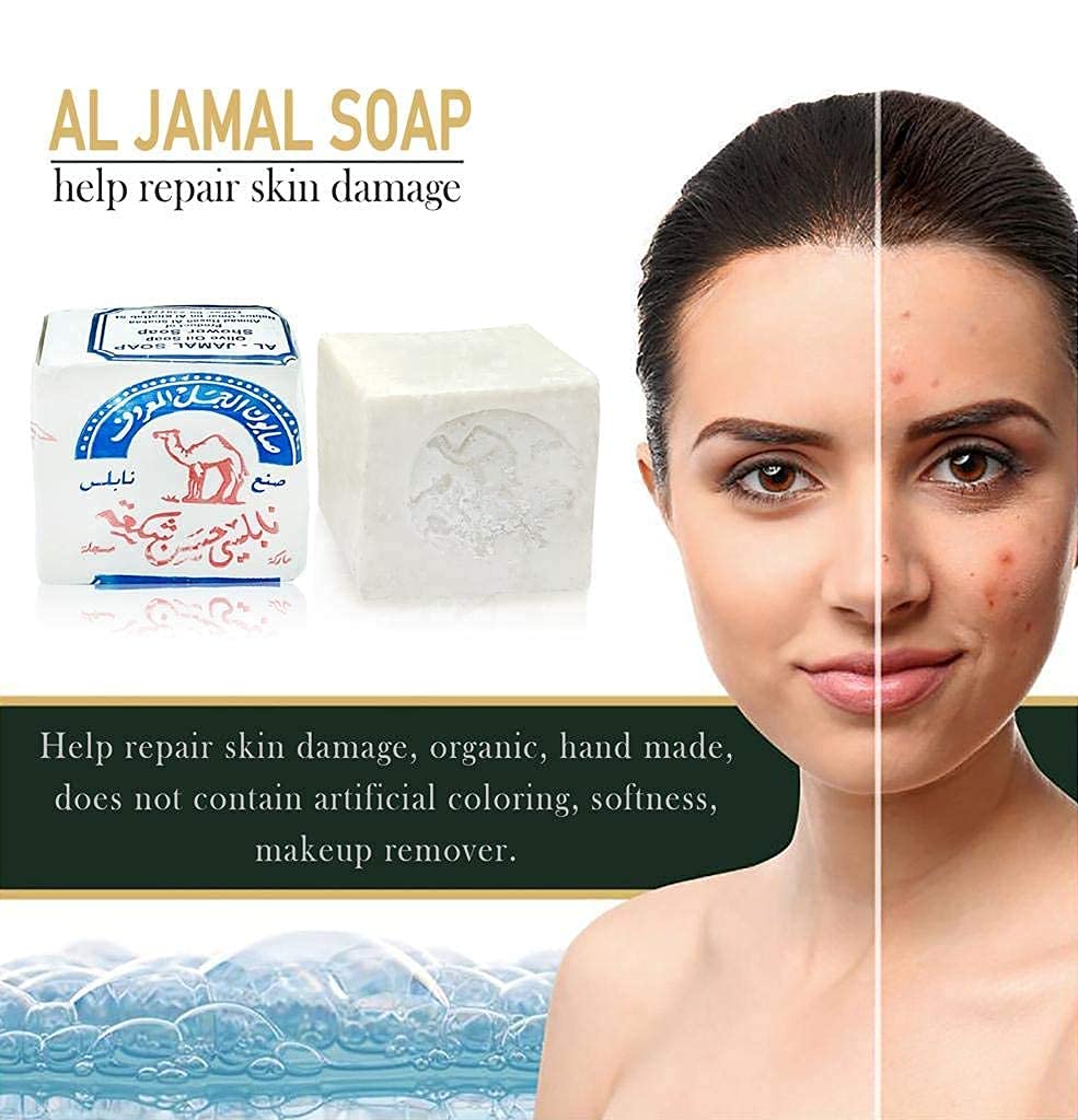 Al-Jamal olive oil lather offers a smooth, nourishing feel.