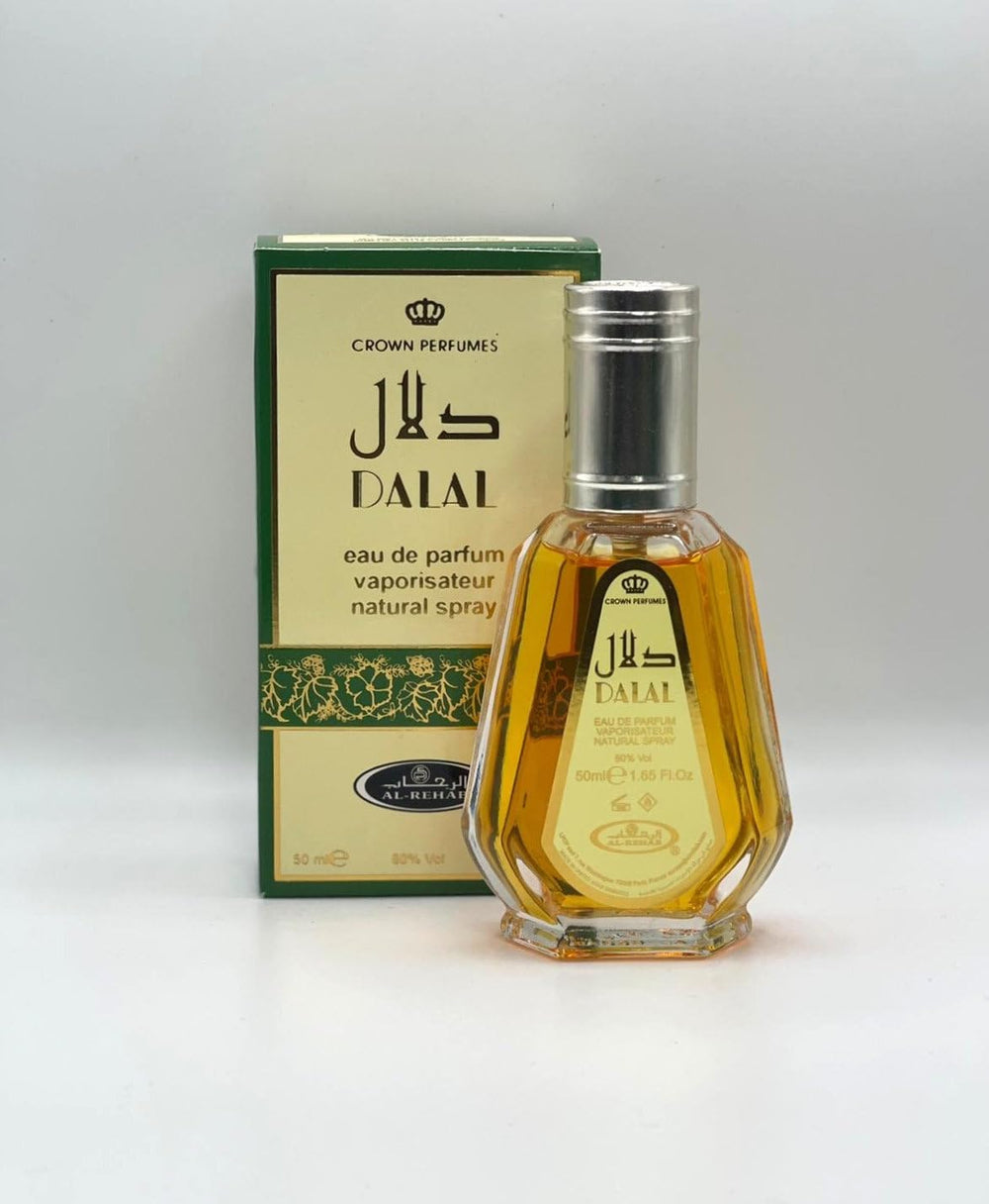 Al-Rehab Dalal unisex EDP cap close-up, a refined, long-lasting oriental scent.