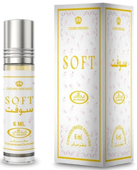 Al-Rehab Soft rollerball application view highlighting on-the-go scent.