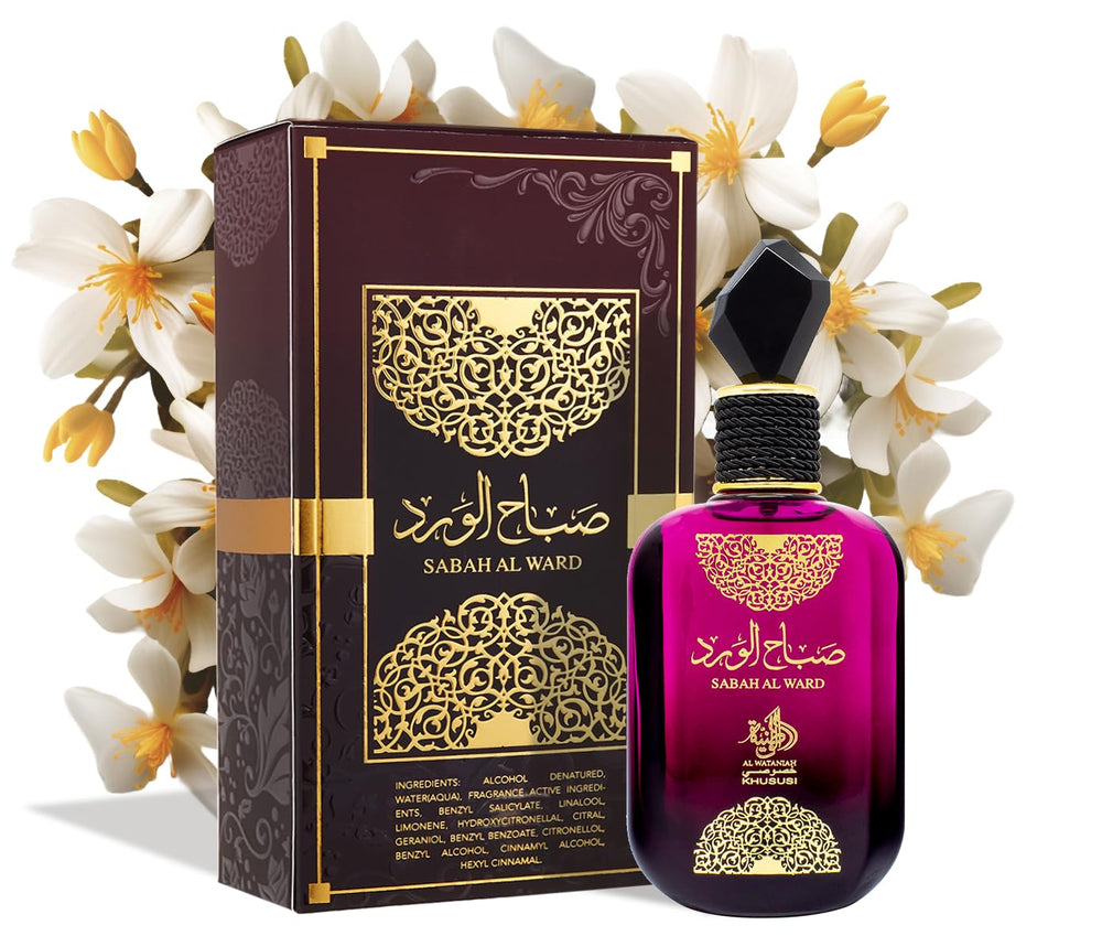 Heart notes visual focal point shows orange blossom in Al Wataniah Sabah Al Ward