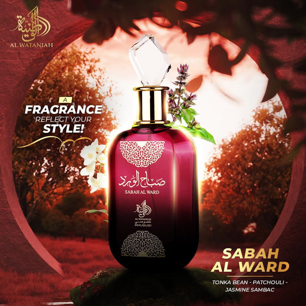 Orange blossom note highlights a vibrant floral character in Sabah Al Ward