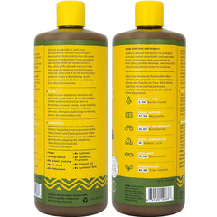 Alaffia African Black Soap creamy lather in hand for face and body cleansing.