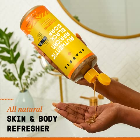 Pour shot of the 2-pack bottle highlighting liquid cleanser for face and body