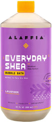 Alaffia Bano Burbujas Lavanda con Dosificador: experiencia relajante y sencilla de usar.
