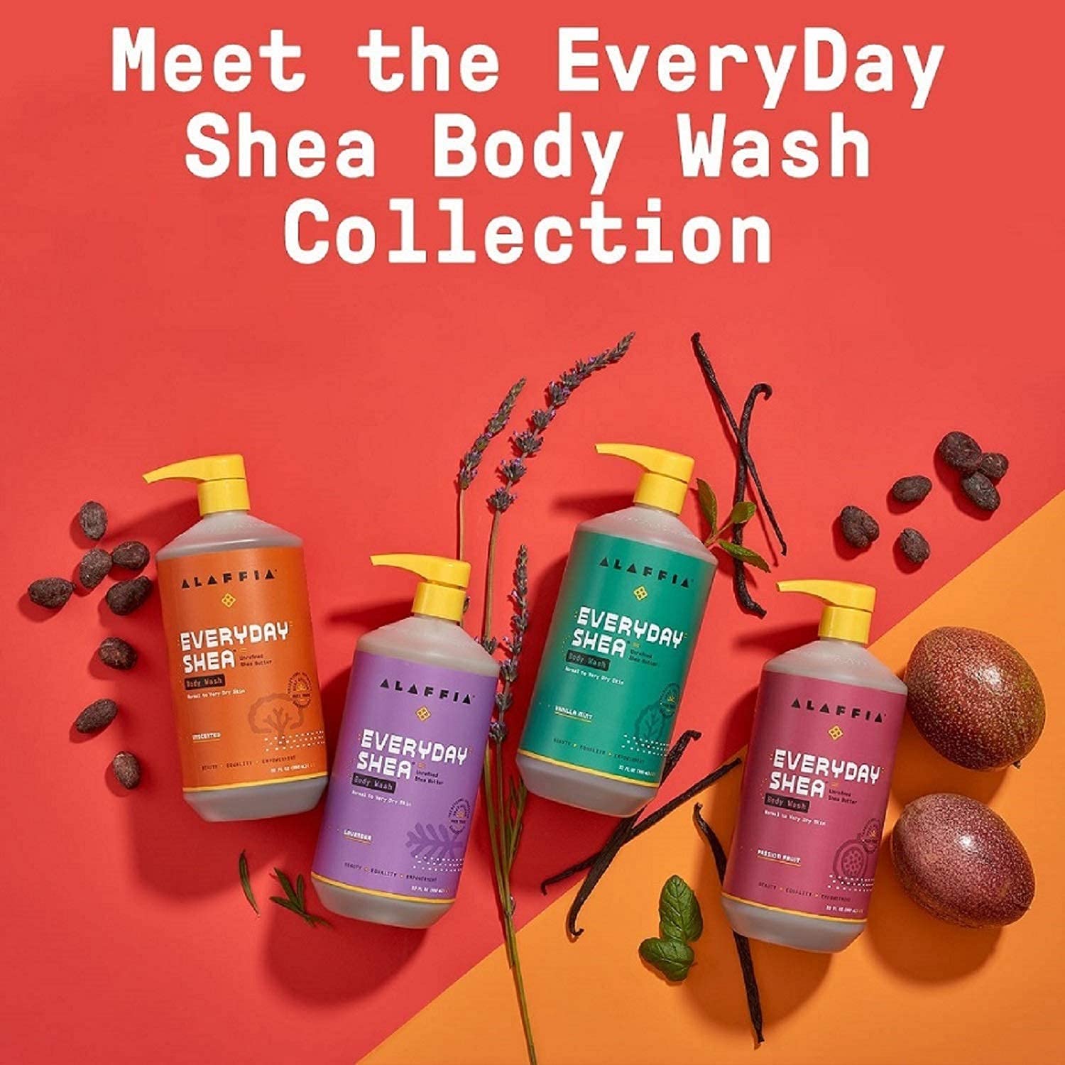 Alaffia EveryDay Shea Body Wash cruelty-free emblem reflects compassionate, sustainable skincare commitments.