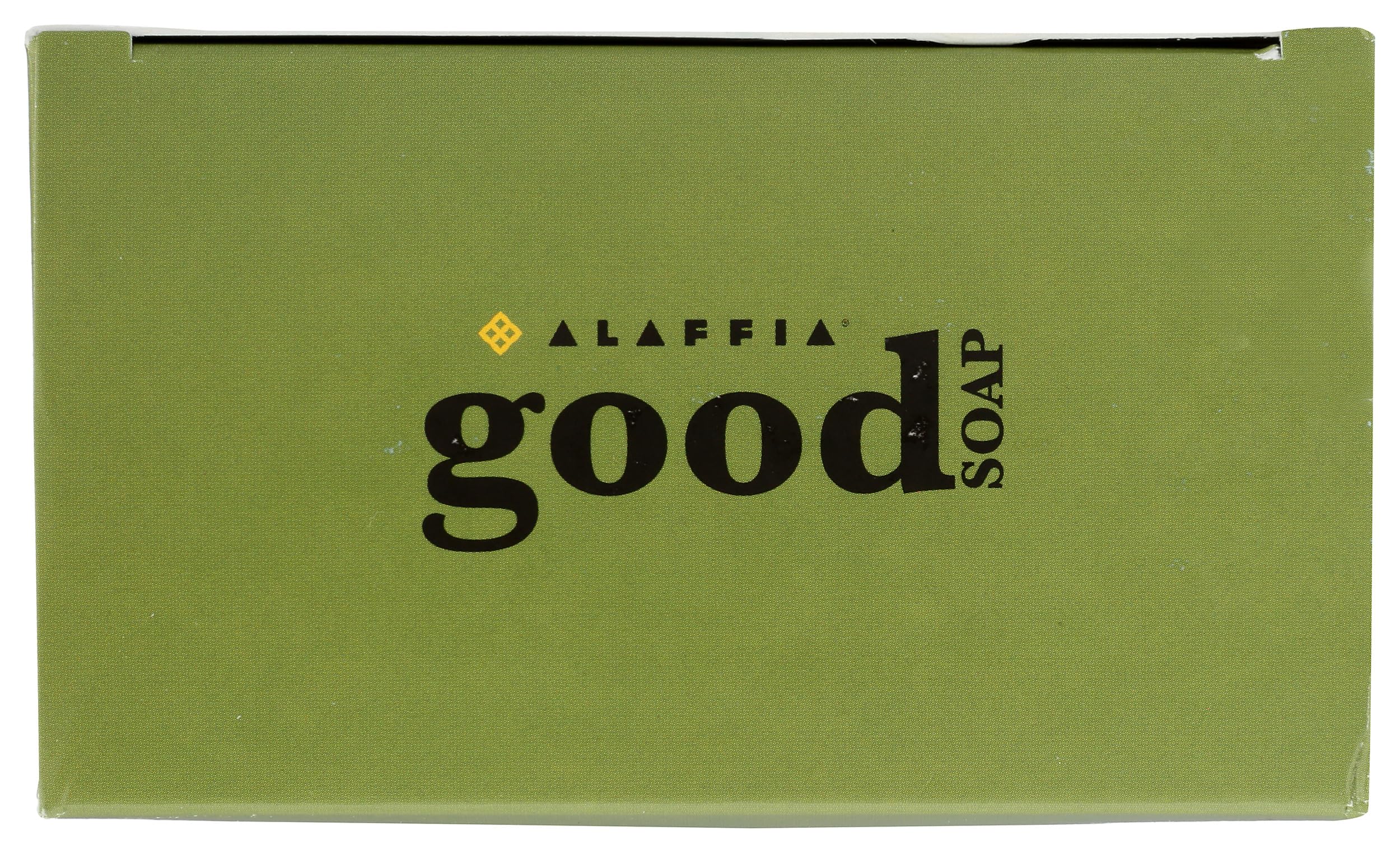 Alaffia Jabón de Menta, detalle de certificados y calidad.