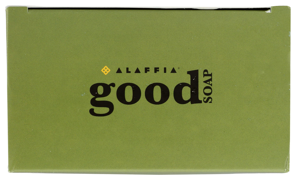 Alaffia Jabón de Menta, detalle de certificados y calidad.