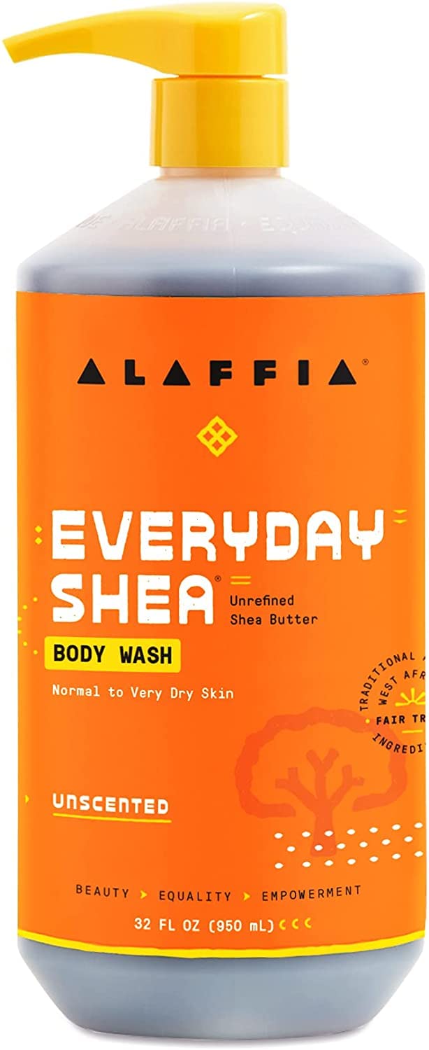 Alaffia sustainable cooperative logo communicates fair-trade origins and cruelty-free values.