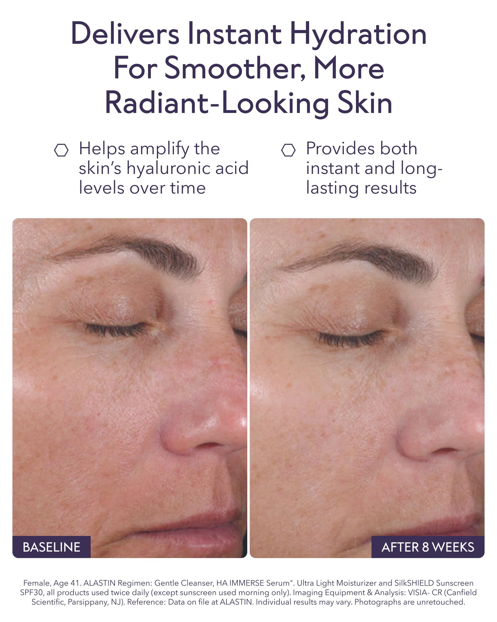 ALASTIN Skincare HA IMMERSE serum texture looks lightweight and hydrating