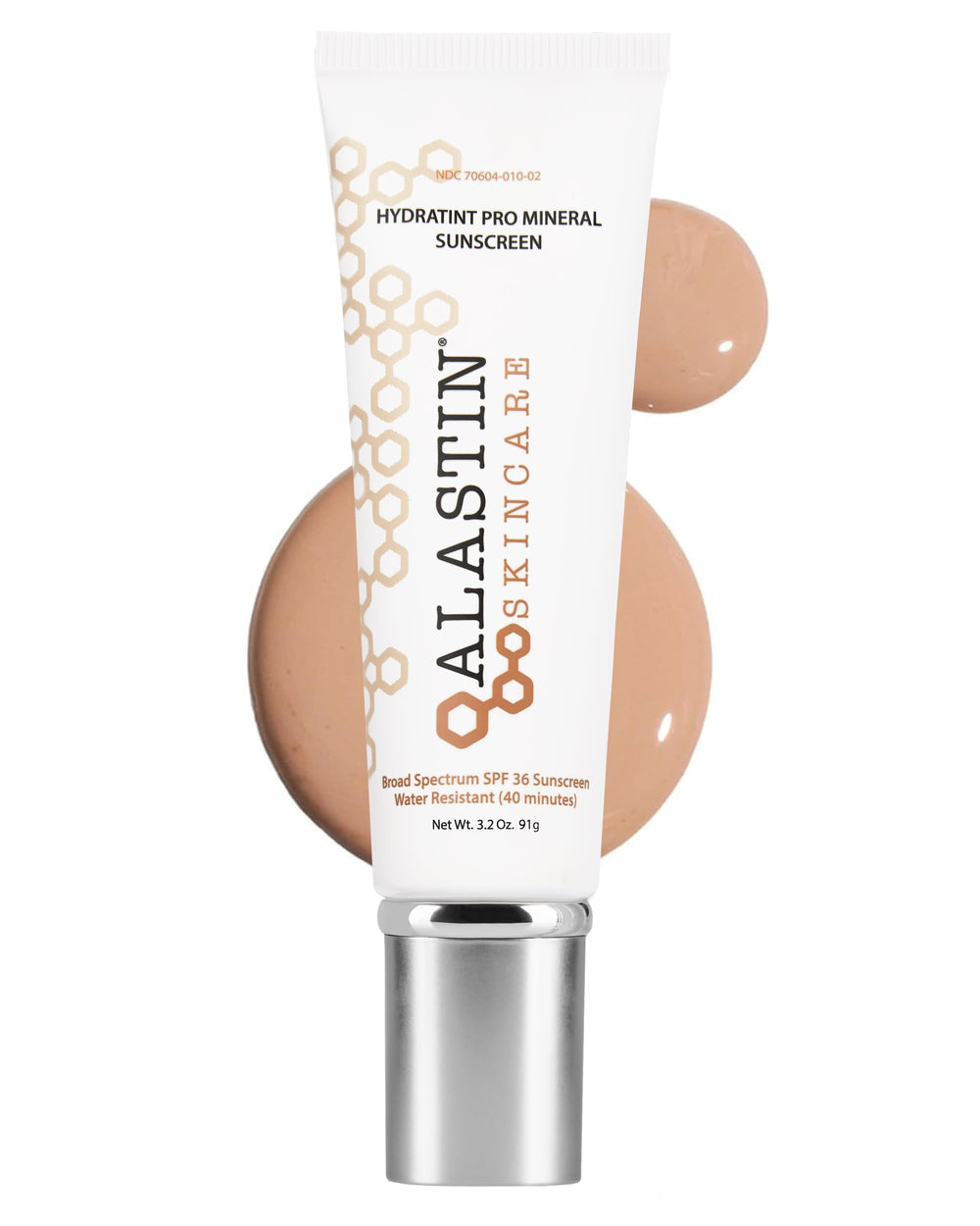 ALASTIN HydraTint Pro bottle on vanity offering daily sun protection.