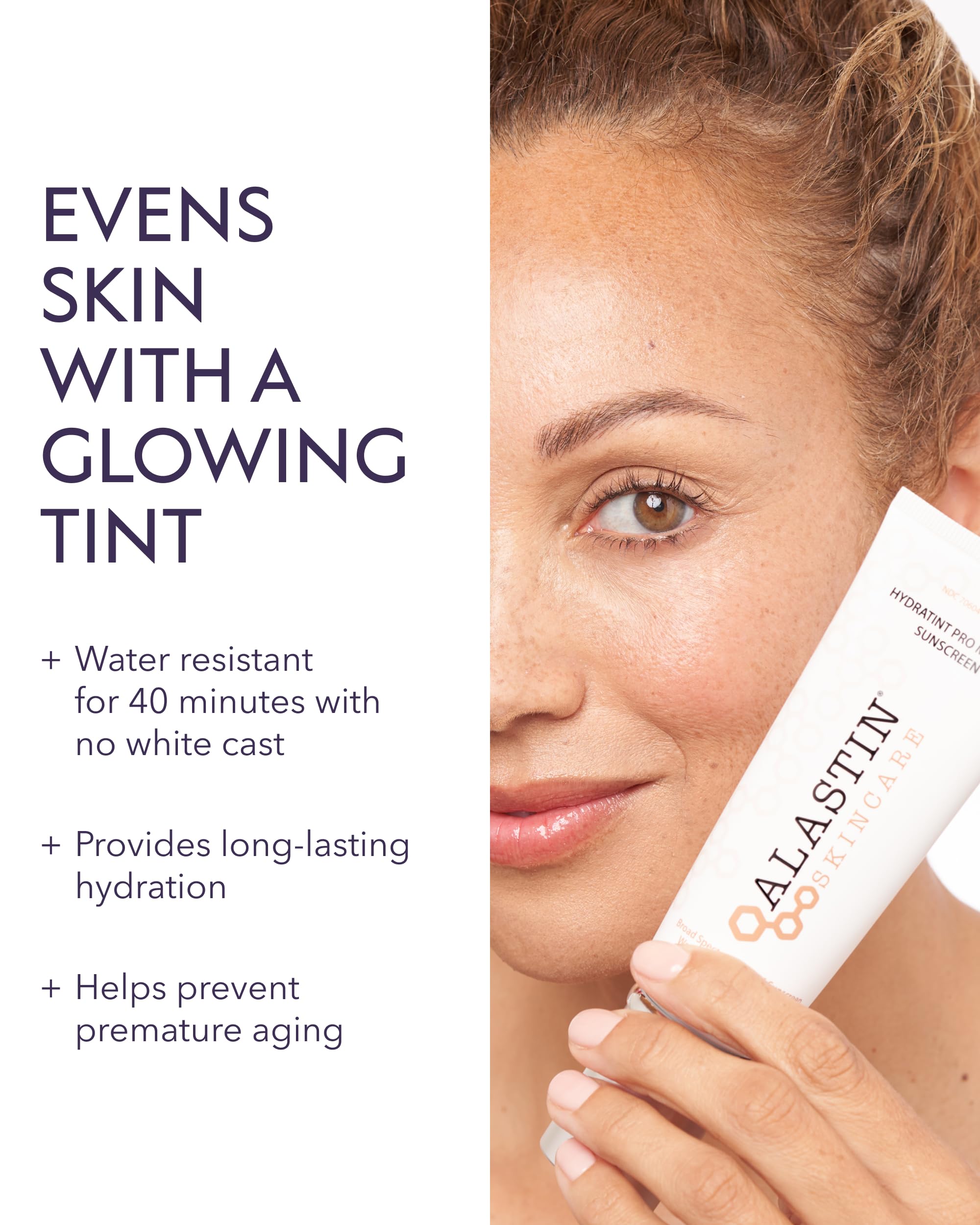 Swatch on forearm demonstrating universal tint blends with skin.