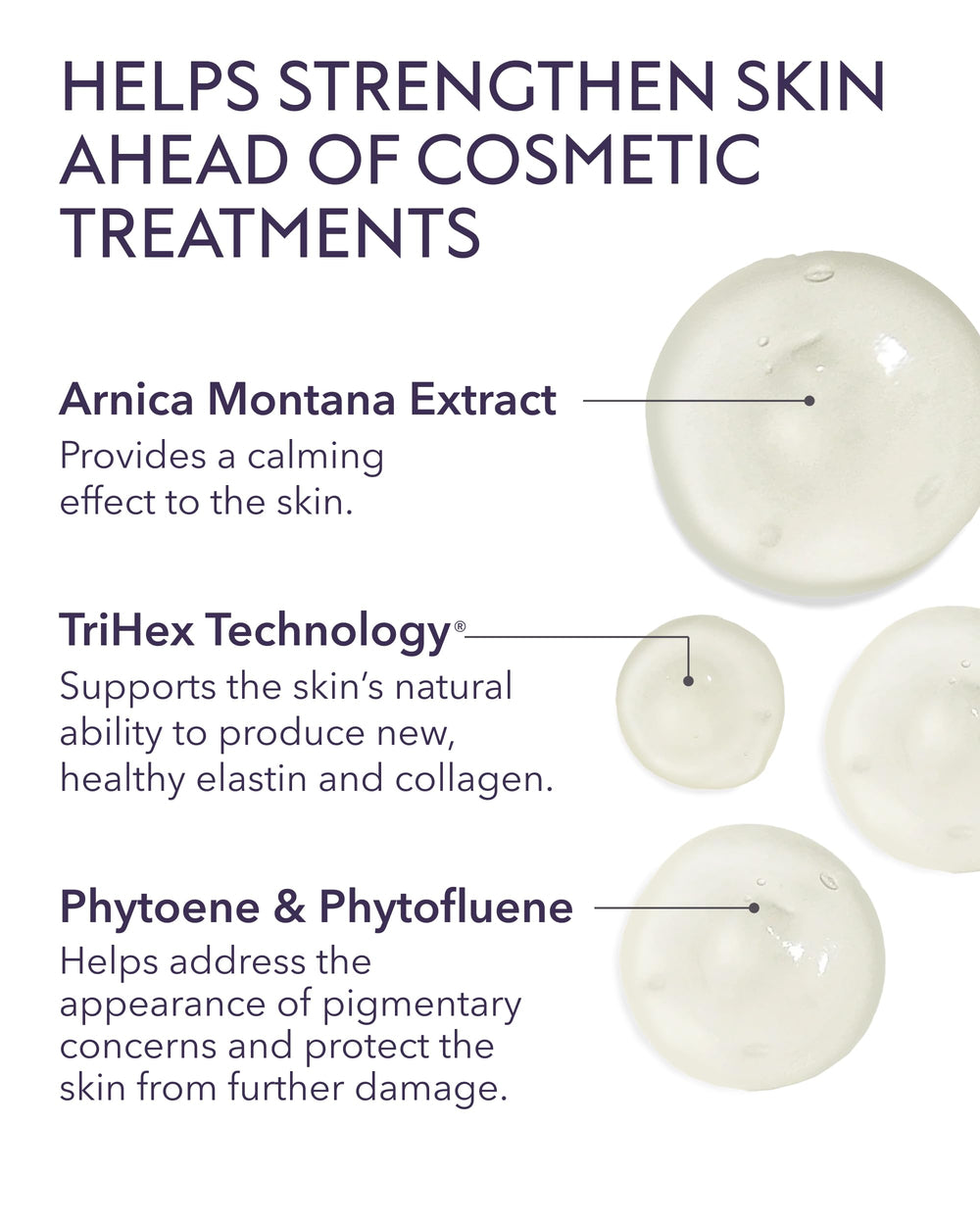 Ingredients highlight: Arnica with Regenerating Skin Nectar for calm skin
