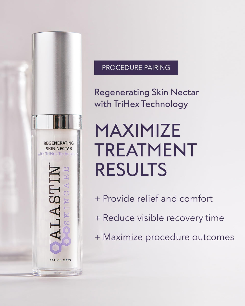 ALASTIN Regenerating Skin Nectar pump-dispense shown for easy daily use