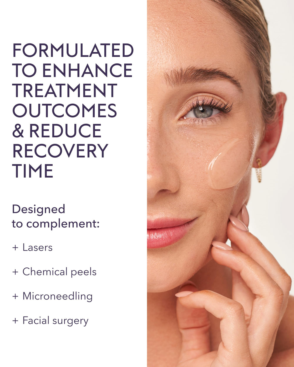 Close-up of Regenerating Skin Nectar texture swirl and creamy finish