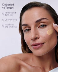 ALASTIN Renewal Retinol Serum on skin showing quick absorption.