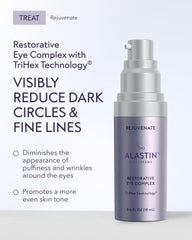 ALASTIN Restorative Eye Complex packaging box close-up, premium care.