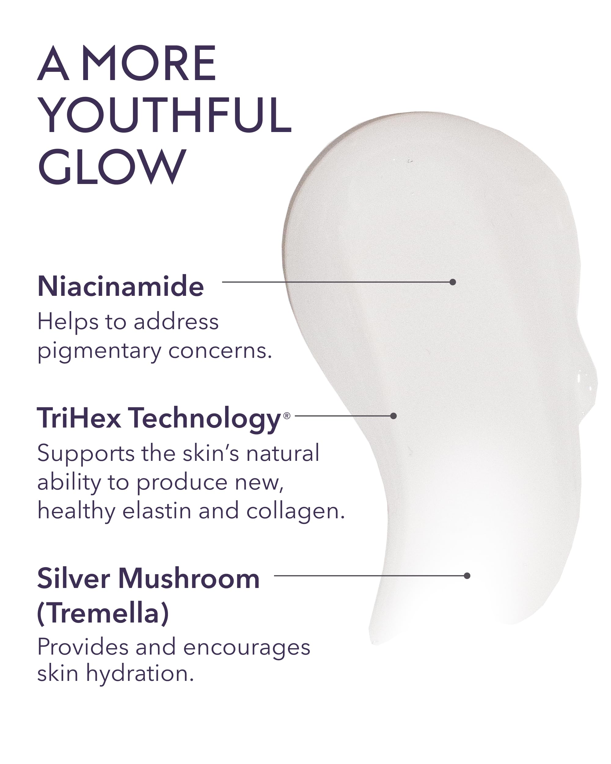 ALASTIN Restorative Skin Complex textured skin close-up highlighting smoothness and radiance