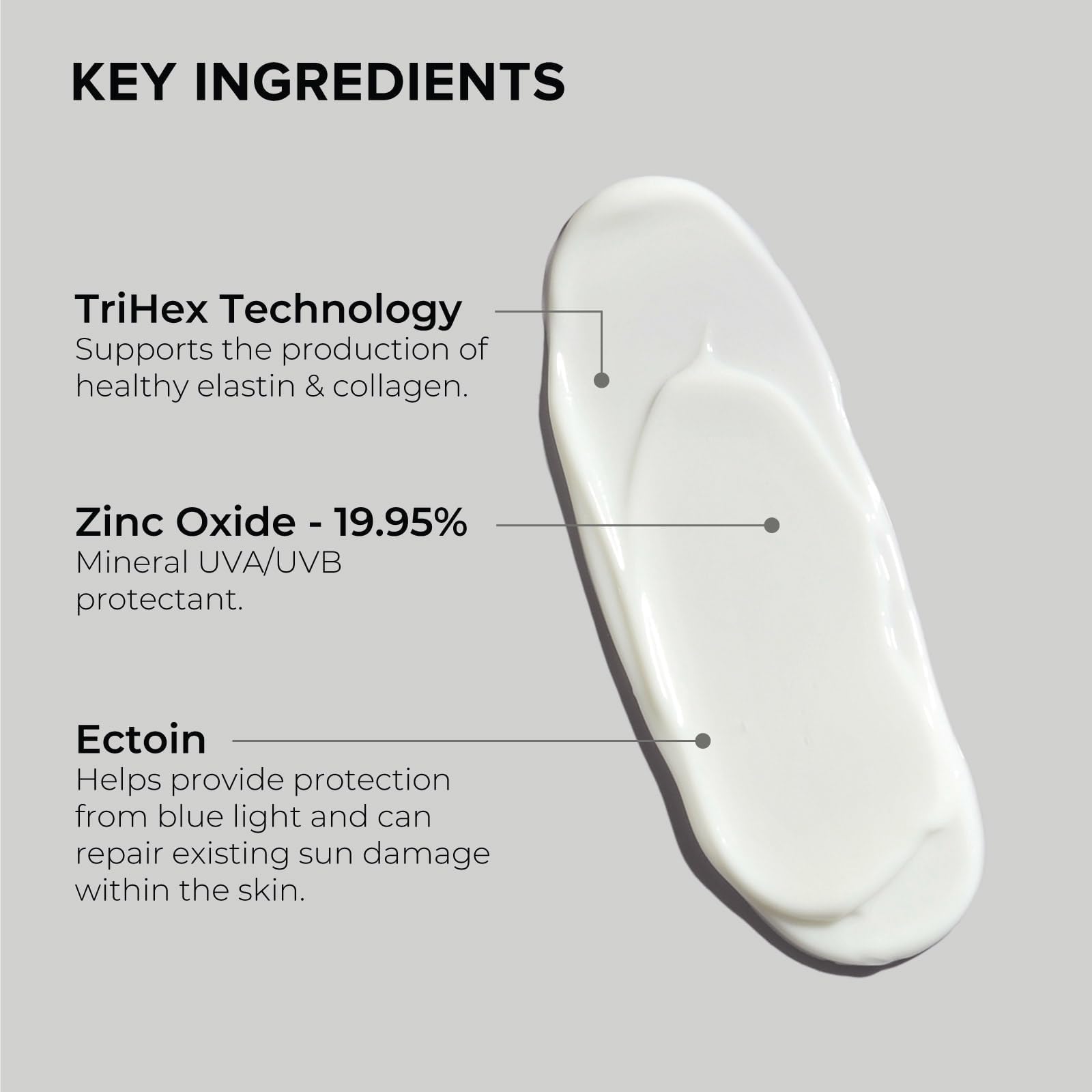 ALASTIN SilkSHIELD texture on skin demonstrates lightweight, fast-absorbing coverage.