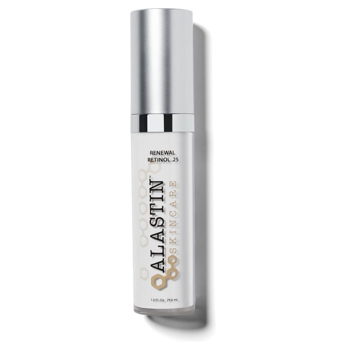 ALASTIN Skincare Skin Renewal Retinol Serum bottle shows hydrating formula for smoother skin.