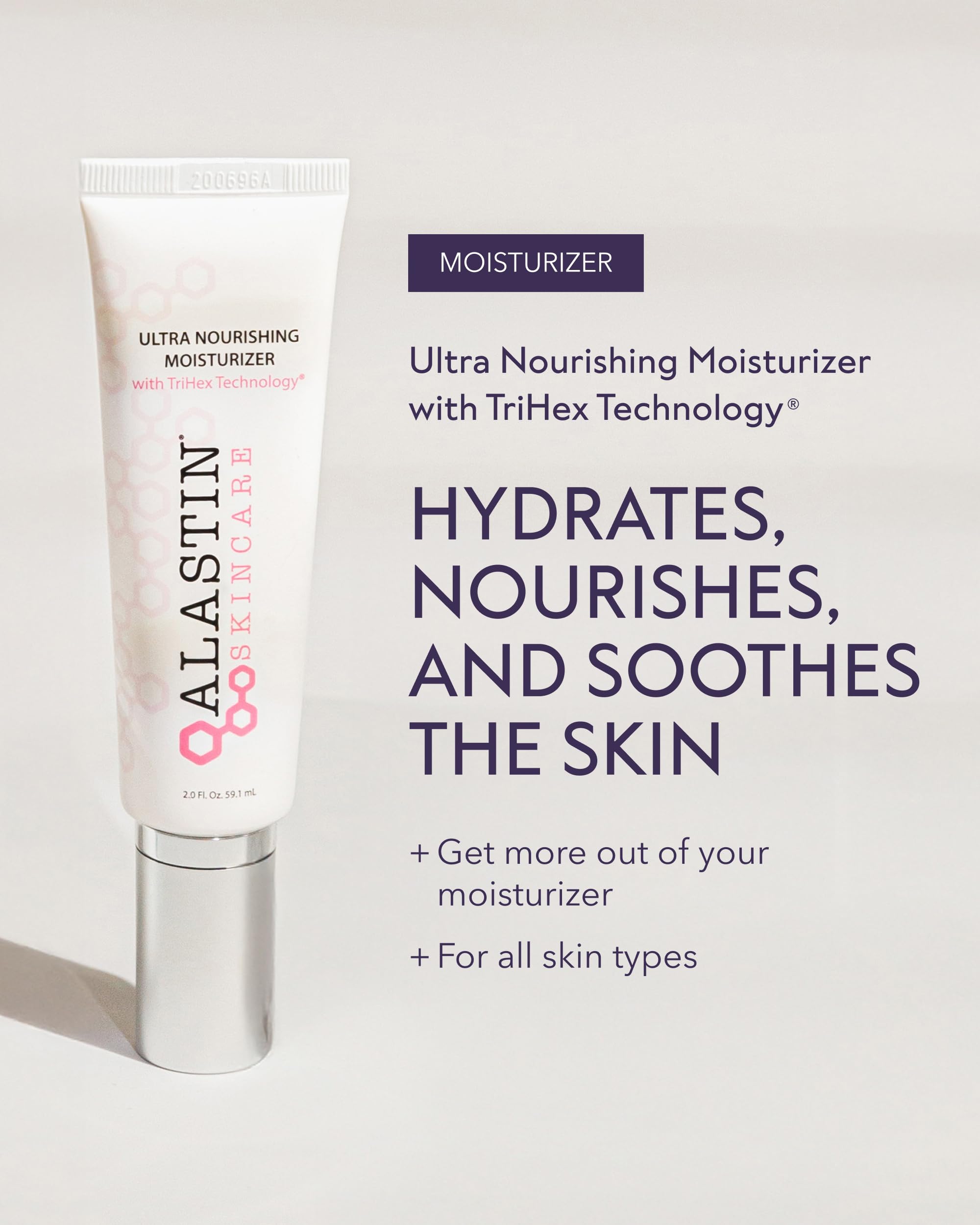 ALASTIN Skincare moisturizer pump shown for easy morning and night use