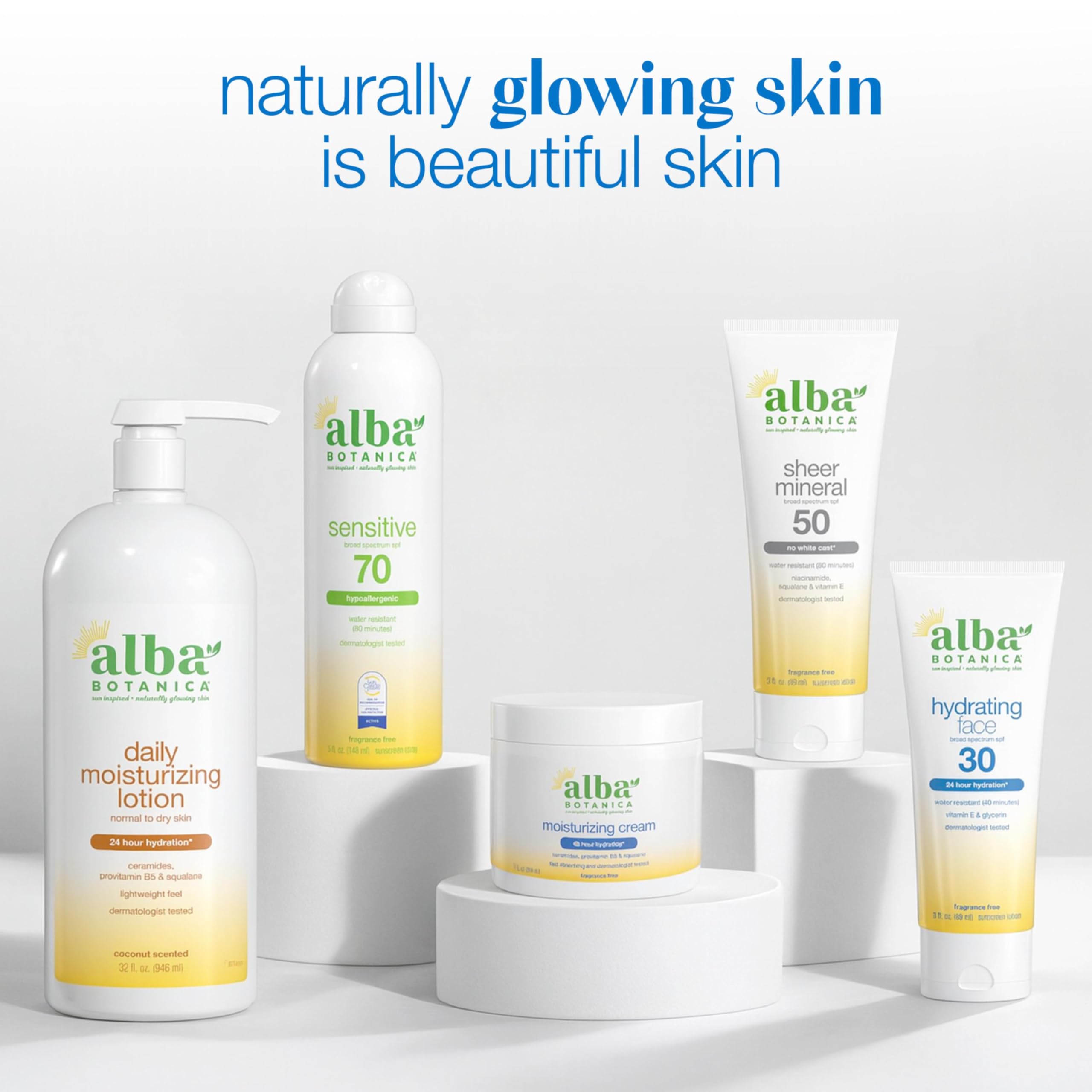 Alba Botanica 5 oz bottle designed for travel