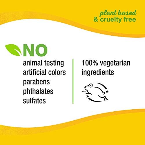 Limpieza diaria con fórmula vegetariana y sin parabenos, no probada en animales.