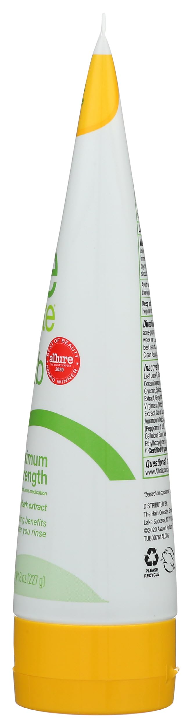 Alba Botanica Acnedote exfoliante 8 oz, opción práctica para uso regular