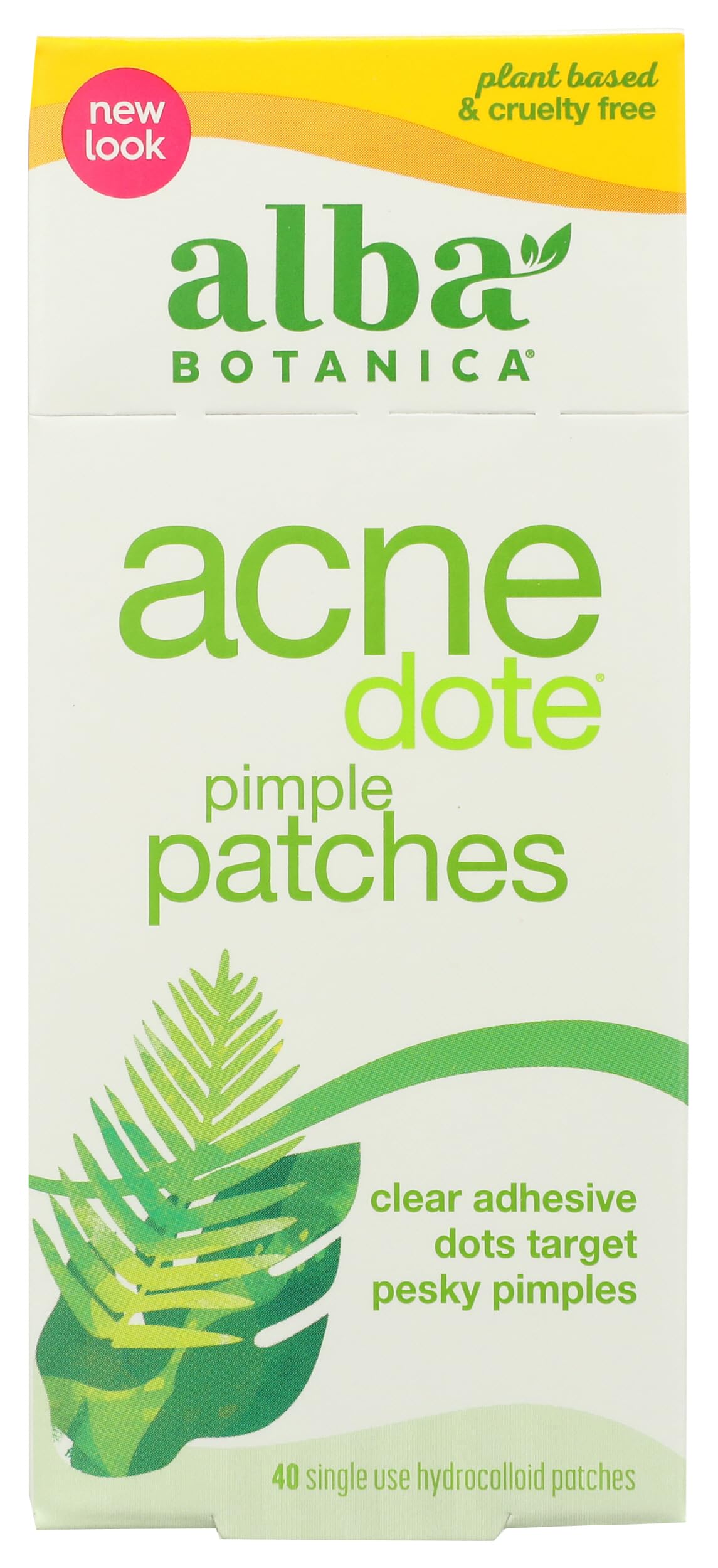 Parche Acnedote para acne en la cara de Alba Botanica protege la piel