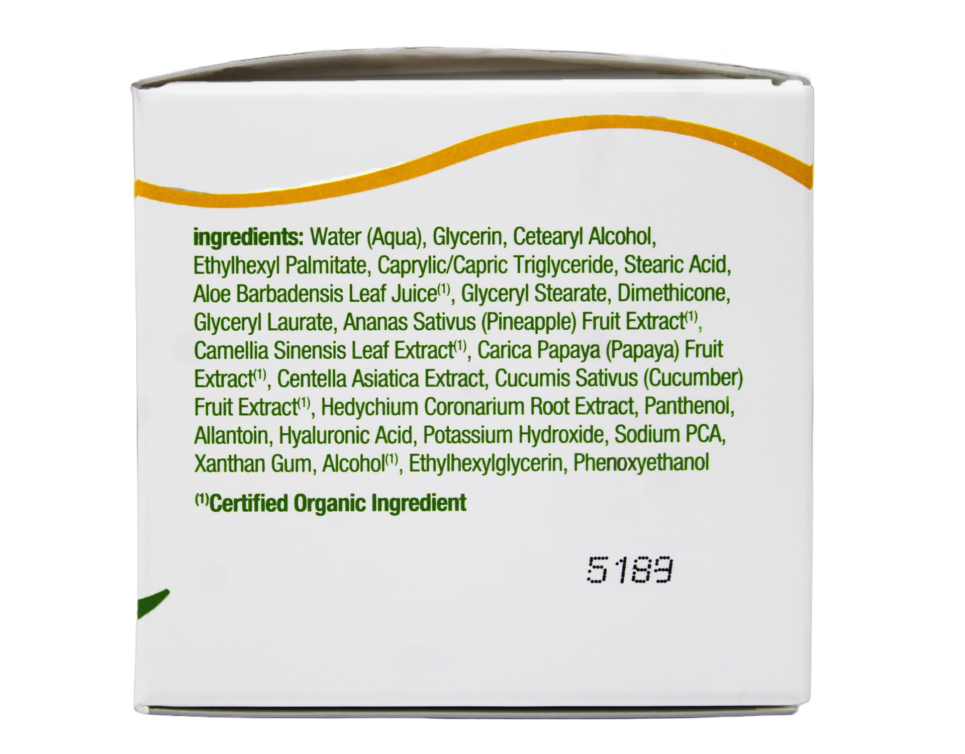 Alba Botanica Green tea antioxidants closeup indicates refreshing moisture