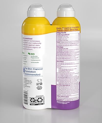 Alba Botanica Kids Sunscreen Spray water-resistant for active pool and beach play.