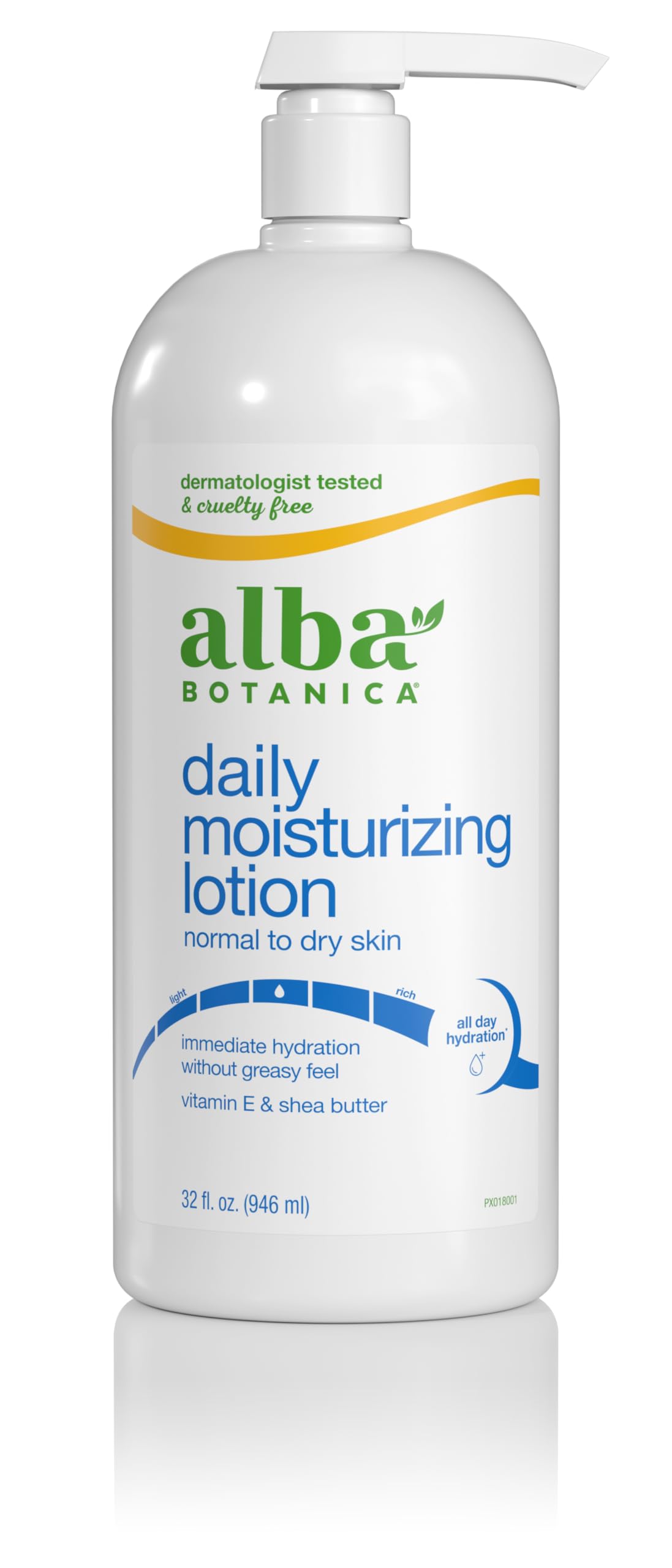 Alba Botanica Loción Corporal Hidratante: botella grande para piel seca.