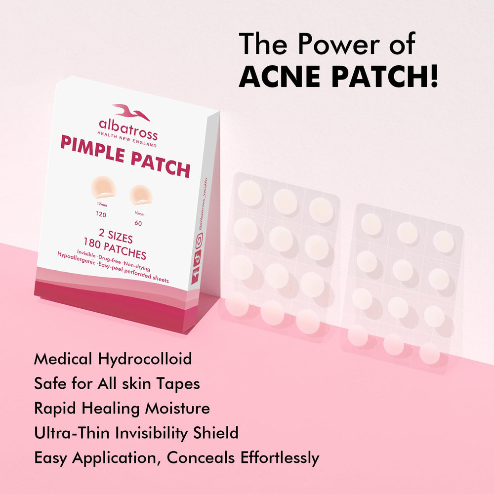 Albatross Health New England patches suit all skin types and can be worn under makeup