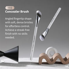 ALBEAUT 193 angled concealer brush nose contour enables seamless shading around the bridge