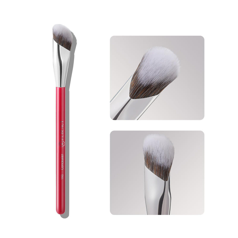 Albeaut 193 Concealer Brush with angled bristles for precise under-eye blending.