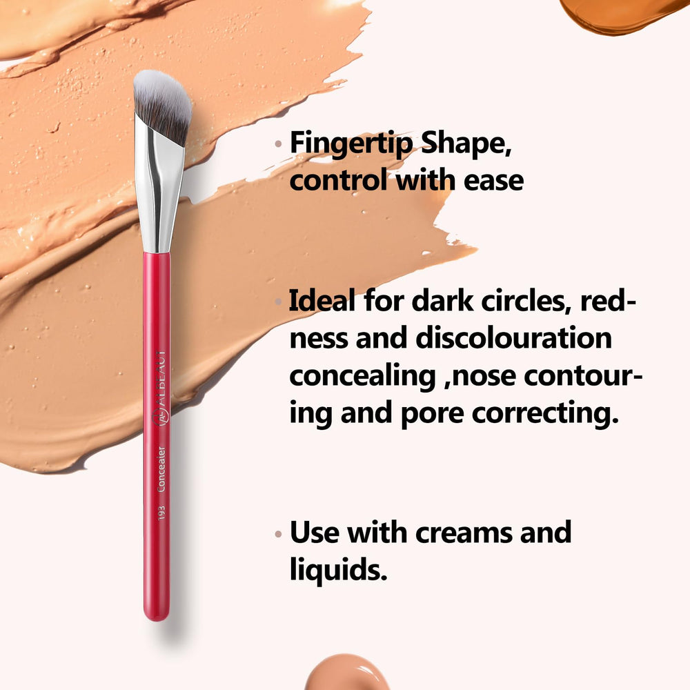 Albeaut 193 Concealer Brush contours the nose for natural shading.