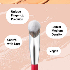 Albeaut 193 Concealer Brush doubles as a small foundation tool for hard-to-reach areas.