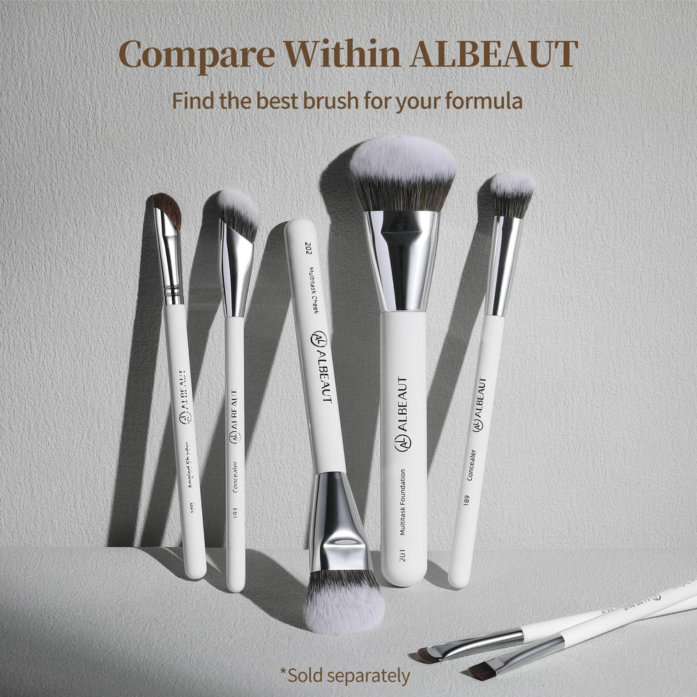 Albeaut Concealer Brush stored in reusable case for organization.