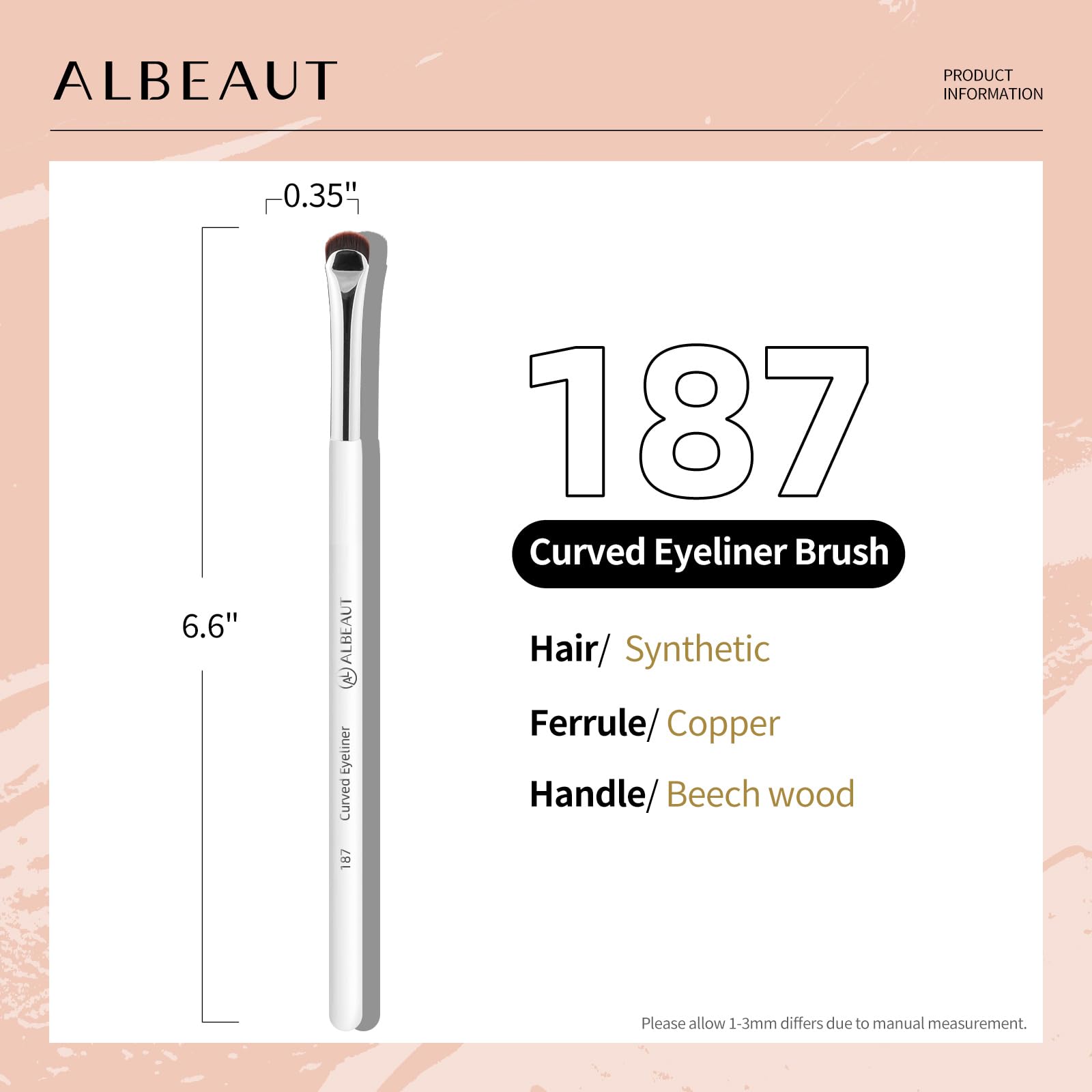 ALBEAUT Lacquered handle adds elegant, ergonomic grip.