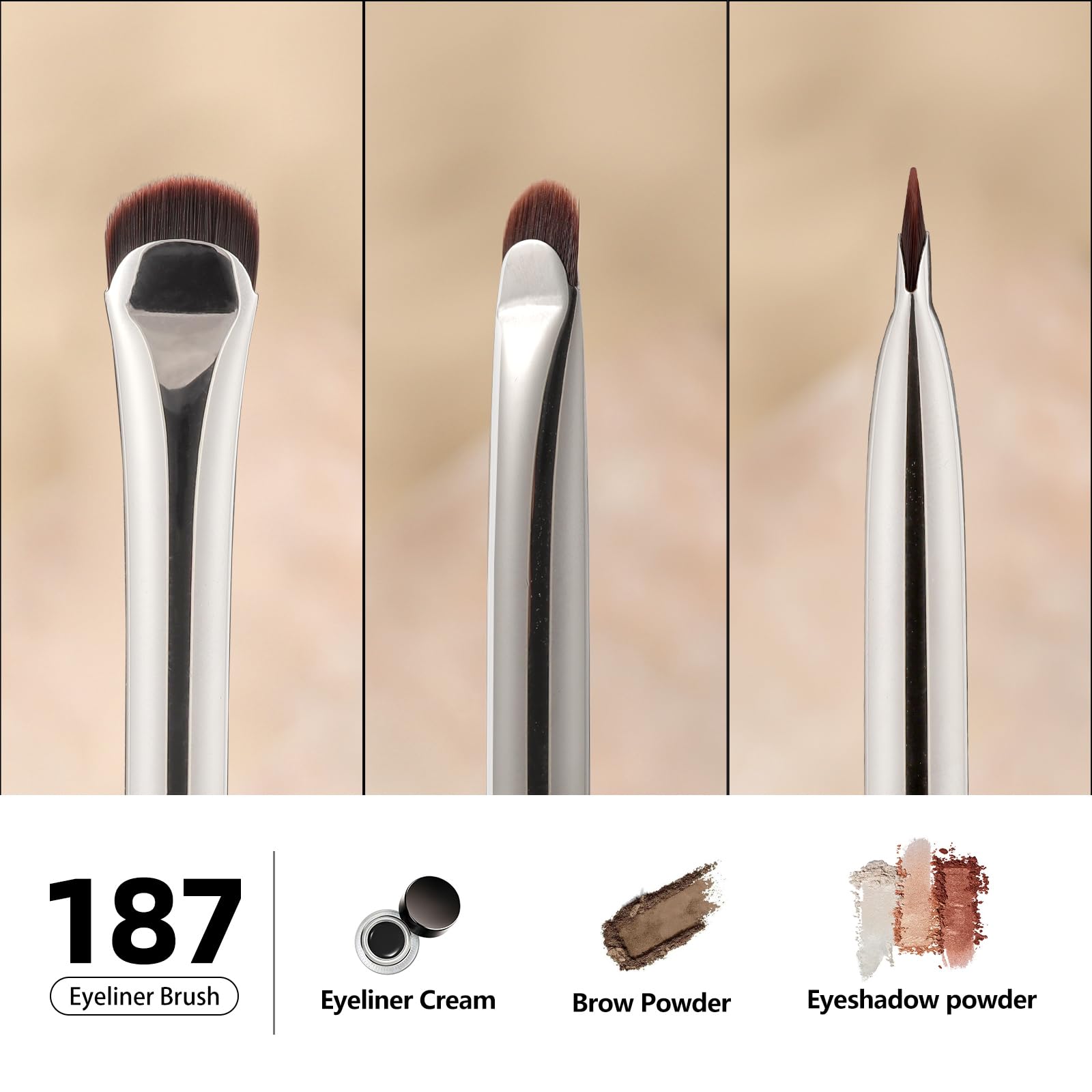 ALBEAUT Soft bristles close-up show gentle touch on skin.