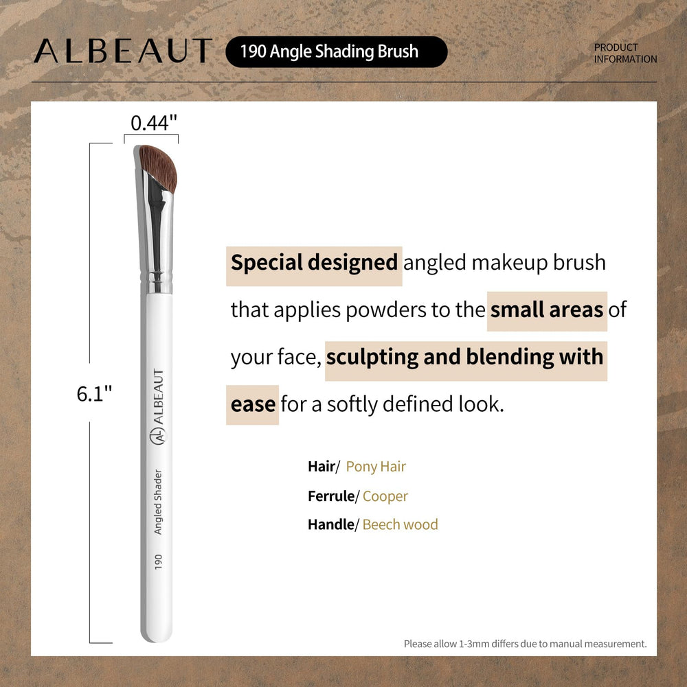 ALBEAUT nose bridge defining brush for clean contours.