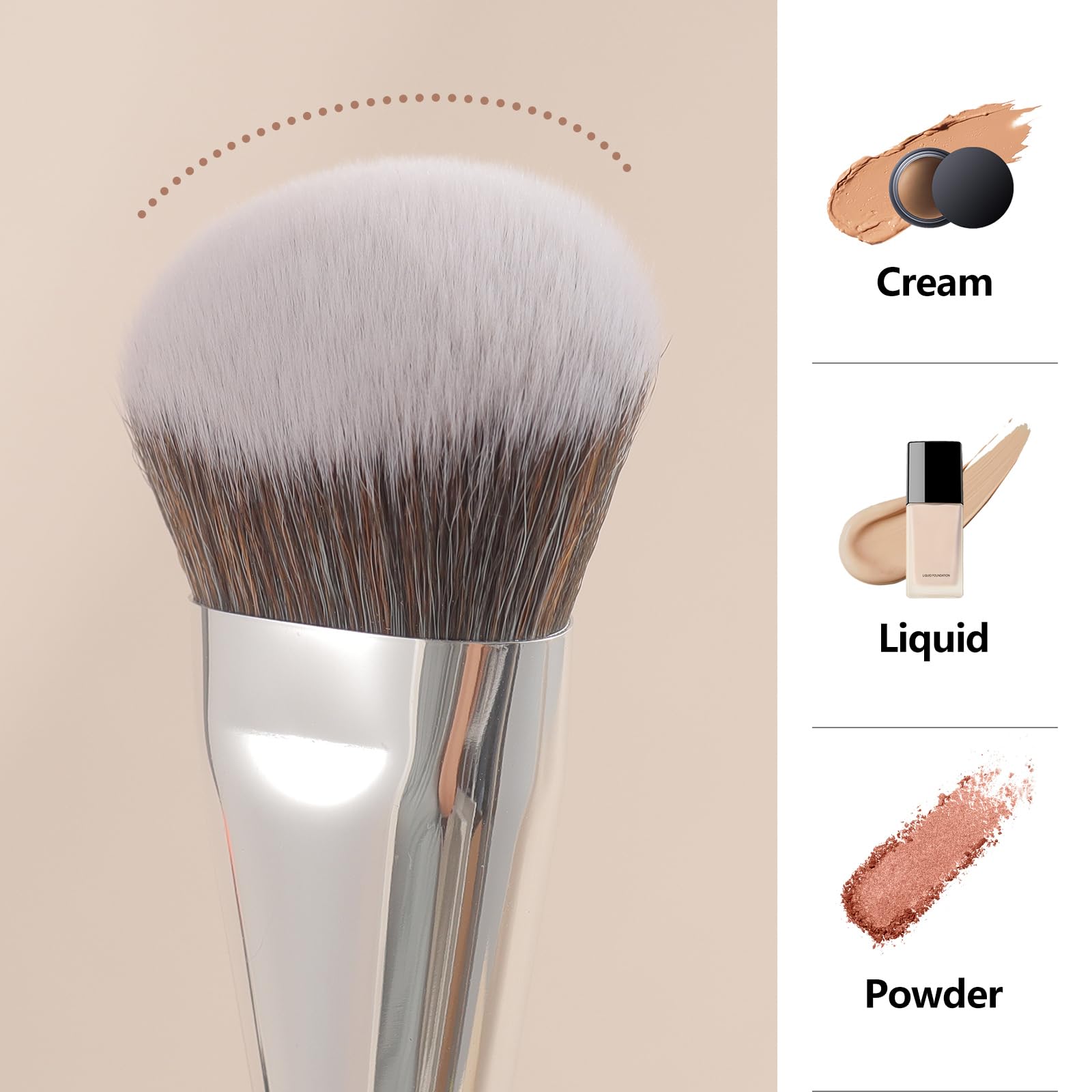 ALBEAUT professional-quality brush for a flawless finish.