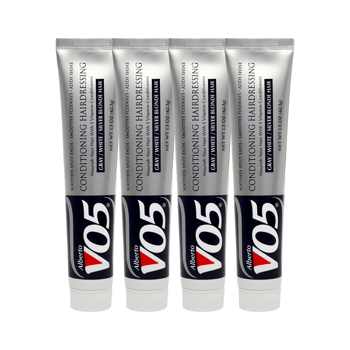 Acondicionador Alberto VO5 para cabello gris/blanco/plata/rubio, suaviza el frizz y realza el color.