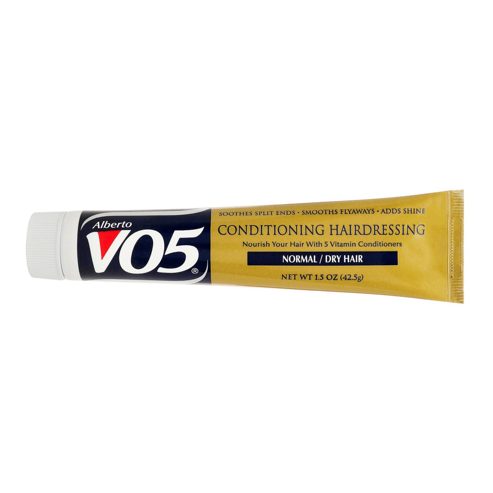 Alberto VO5 Conditioning Hairdressing smooths flyaways on normal to dry hair.