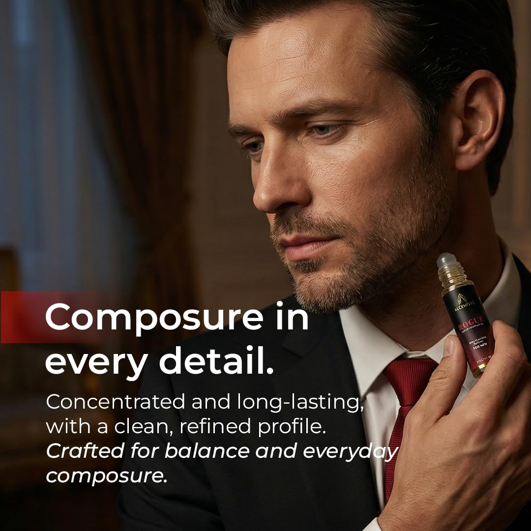 Alcemiste Rouge travel-size rollerball showcases on-the-go fragrance convenience.