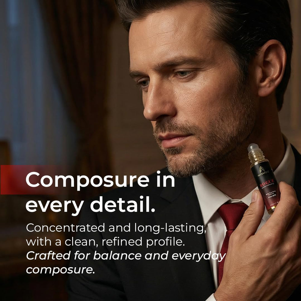 Alcemiste Rouge travel-size rollerball showcases on-the-go fragrance convenience.