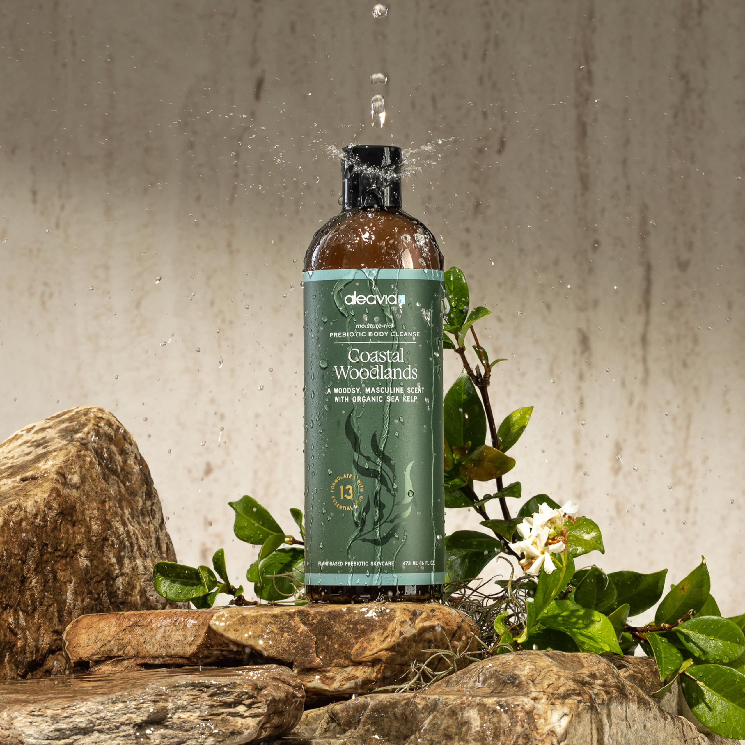Aleavia Coastal Woodlands bathing-routine pairs with daily self-care