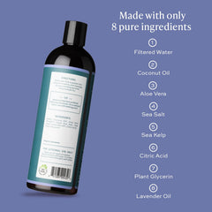 Aleavia Lavender Body Cleanse creates rich lather for a spa-like wash and nourishment.