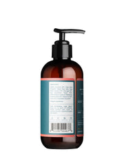 Aleavia Purifying Facial Cleanse bottle back label highlights clean, plant-based ingredients.